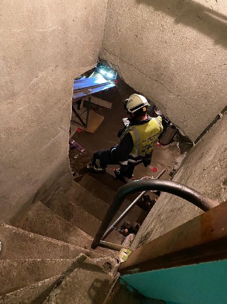 Kohlesäureaustritt im Keller 1 Person gerettet (Bild 1)